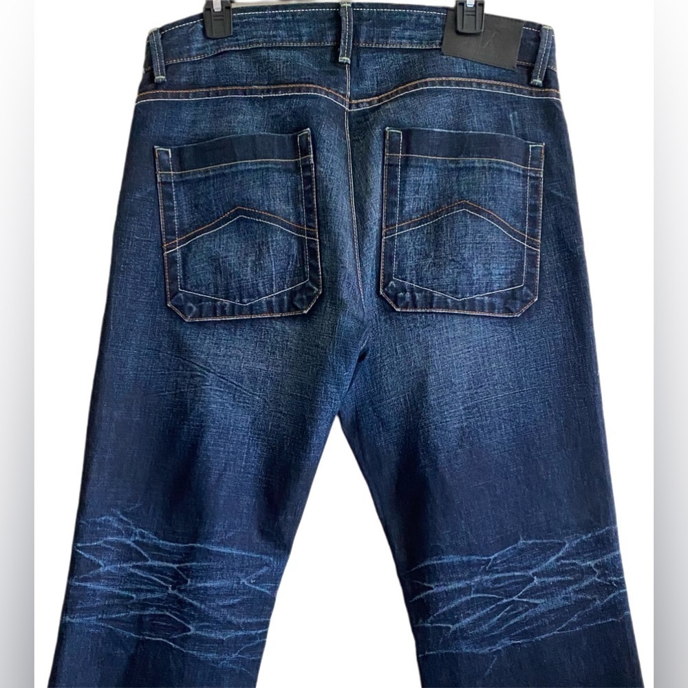 ARMANI EXCHANGE Men’s Button Fly Mid-Rise Boot Cut Jeans Size 33 Long - Picture 5 of 9